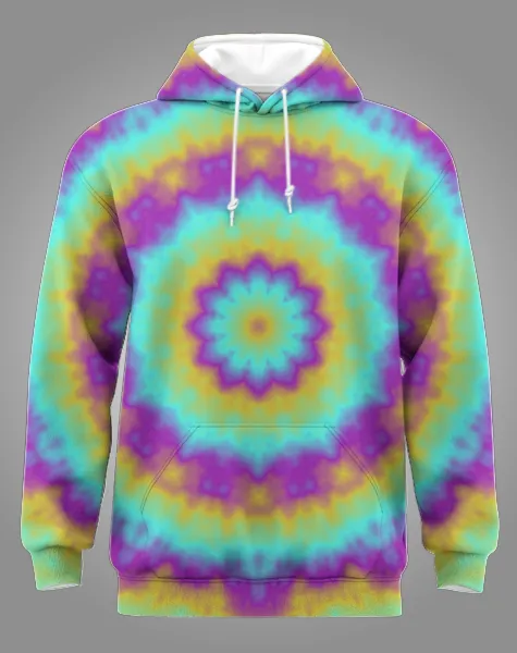 Radial Flare Fleece Hoodie